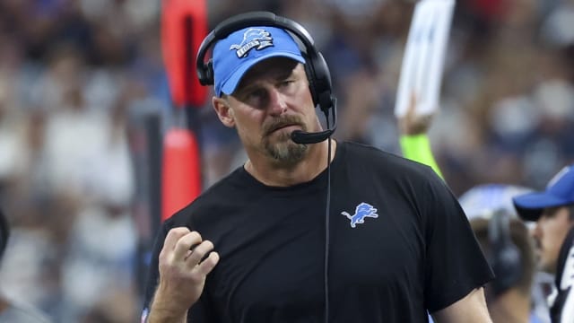Detroit Lions head coach Dan Campbell